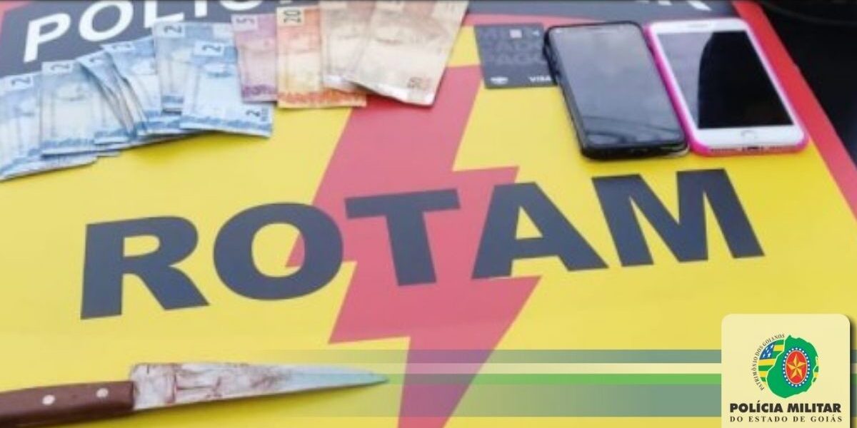ROTAM: latrocida é preso após esfaquear motorista de aplicativo