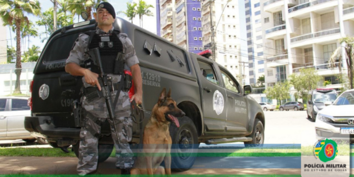 Rotina Policial do BPCães da PMGO