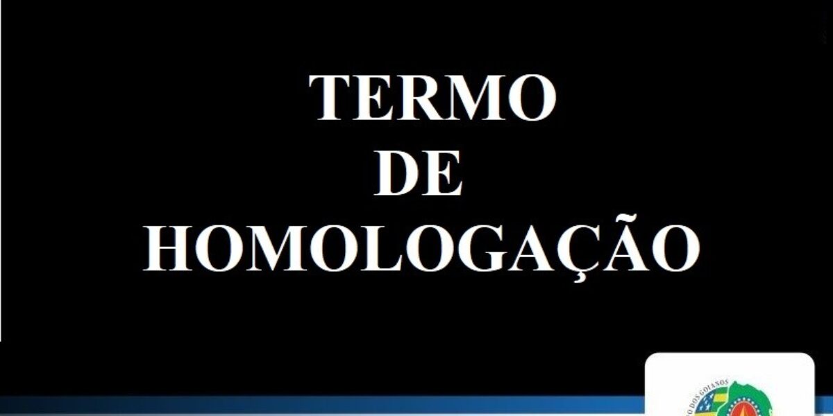 TERMO DE HOMOLOGAÇÃO PREGÃO ELETRÔNICO Nº 003/2022