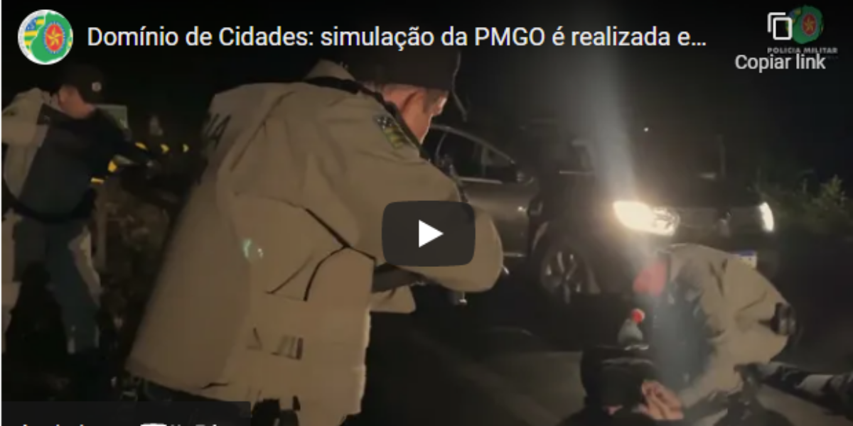 Domínio de cidades: simulação da PMGO realizada em Ceres