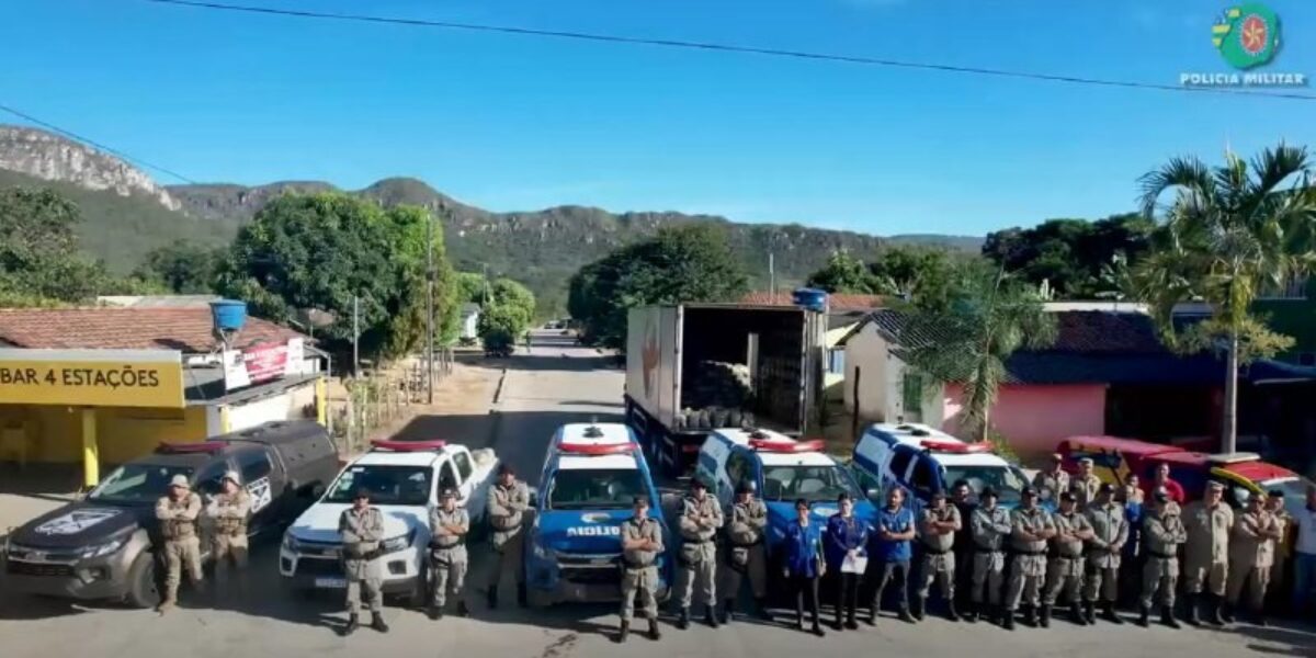 PMGO participa de doações na comunidade Kalunga