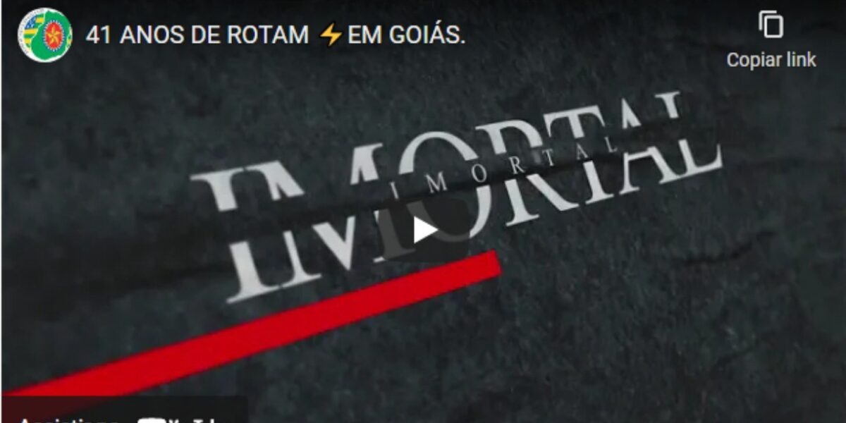 41 anos de ROTAM em Goiás