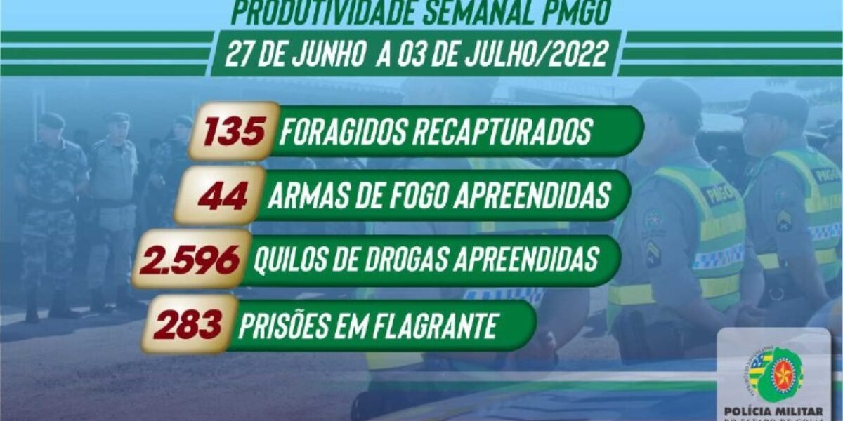 Produtividade Semanal PMGO