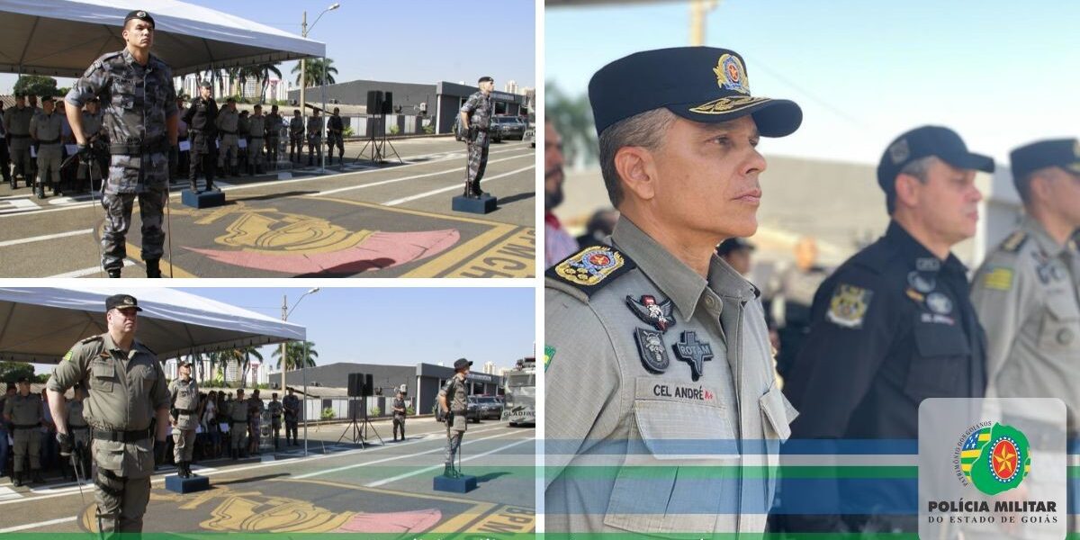 Solenidade de Passagem de Comando do Batalhão de Choque e Batalhão Rural da PMGO