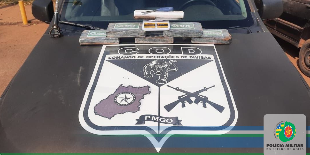 COD em ação conjunta com a PRF apreende 5kg de cloridrato de cocaína