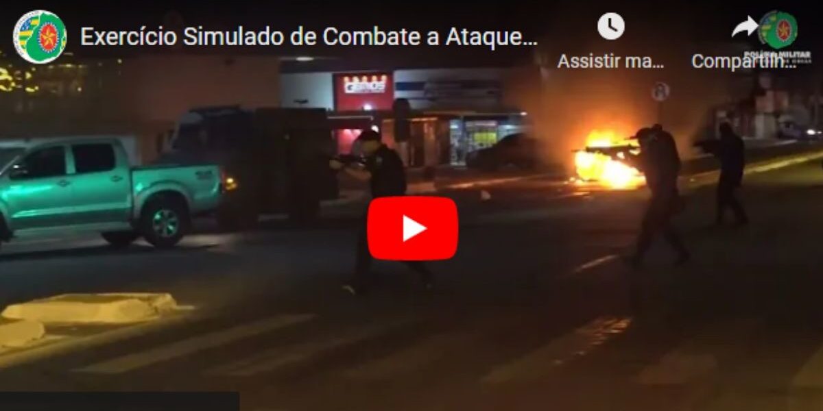 Exercício Simulado de Combate  a Ataques a Instituições Financeiras – 2ºCRPM