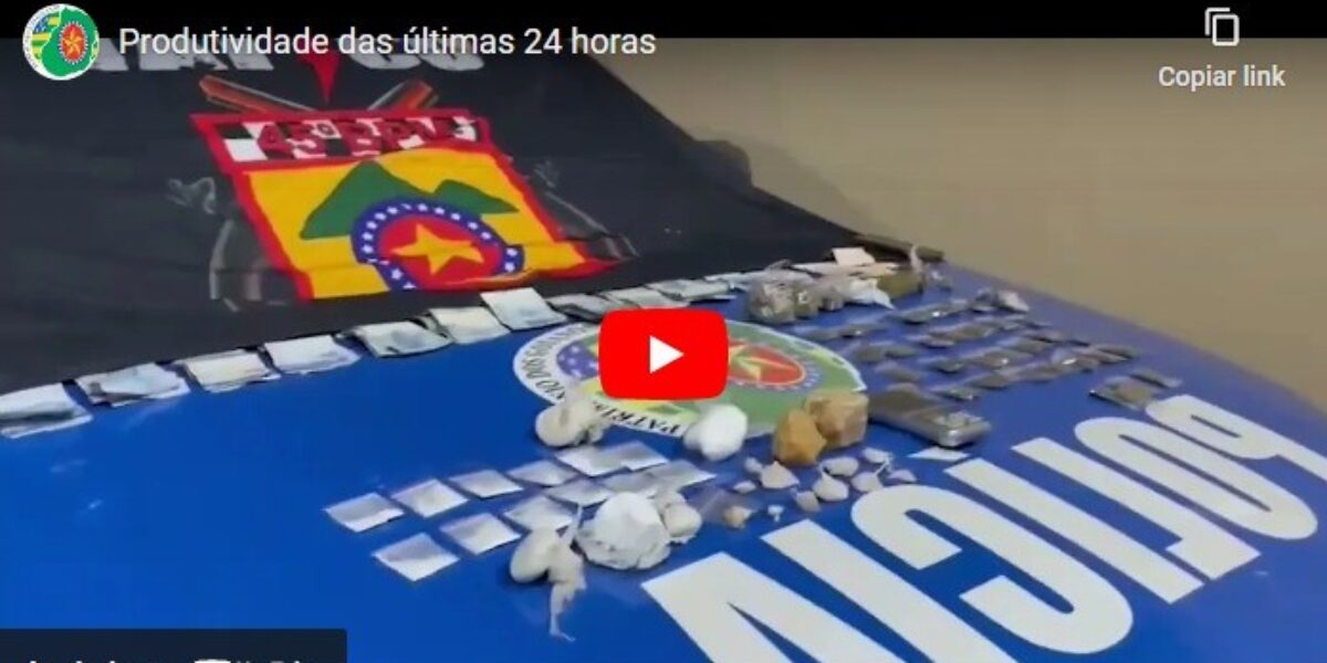 #PMGOnasRuas: alta produtividade em 24 horas