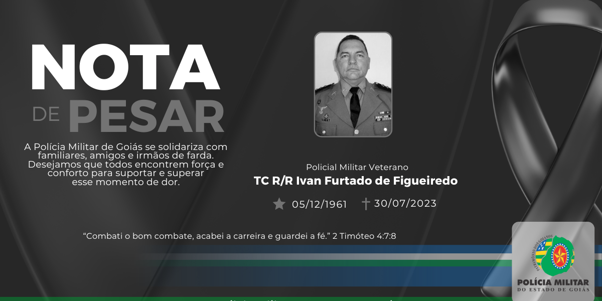 Nota de Falecimento – TC RR Ivan Furtado de Figueiredo