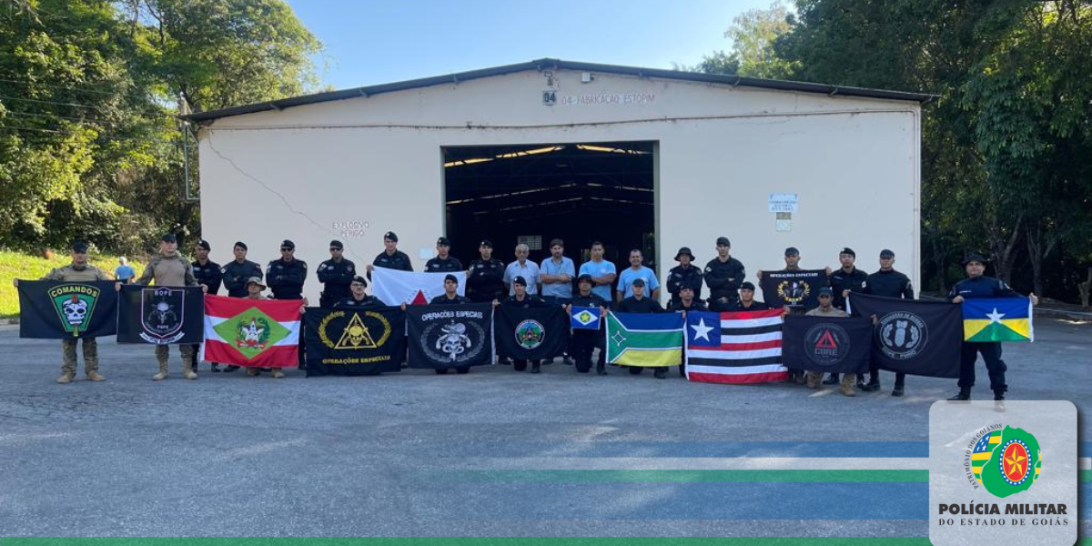 PMGO participa do Curso de Operações Antibombas de 2023, promovido pelo Batalhão de Operações Policiais Especiais da Polícia Militar de Minas Gerais (BOPE PMMG)
