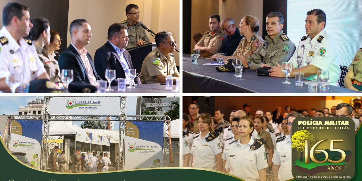 Abertura do Simpósio de Saúde da Polícia Militar e Corpo de Bombeiros Militar do Estado de Goiás e VIII Encontro Regional do Centro Oeste