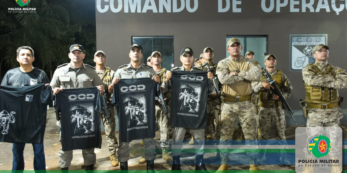 Solenidade de inauguração das novas instalações do Comando de Operações de Divisas – COD, em Rio Verde
