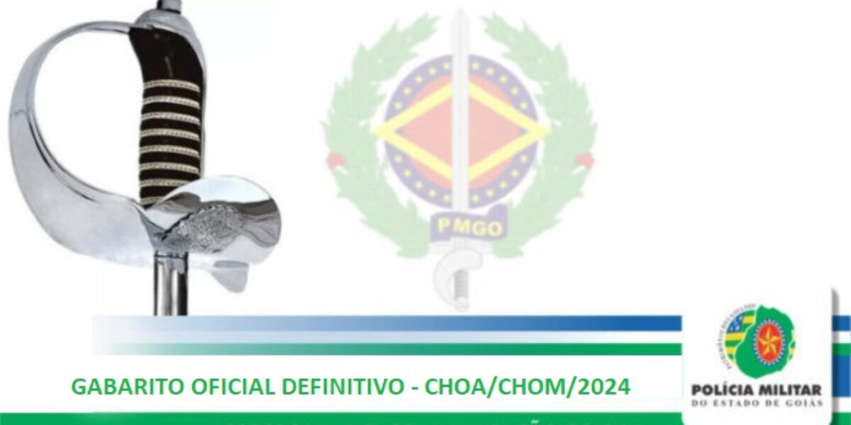 Gabarito Oficial Definitivo – CHOA e CHOM 2023/2024.