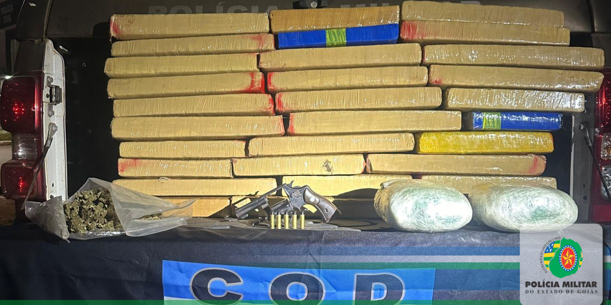 COD prende traficante e apreende drogas e arma de facção criminosa do Estado do Mato Grosso
