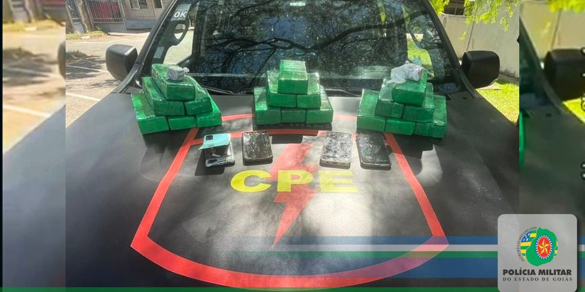 CPE de Anápolis prende traficante com maconha escondida em meio às compras de supermercado