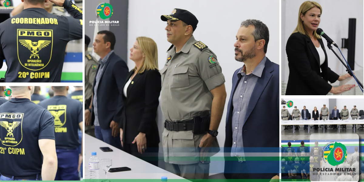 PMGO realiza a Aula Inaugural do 20° Curso de Operações de Inteligência Policial Militar – COIPM