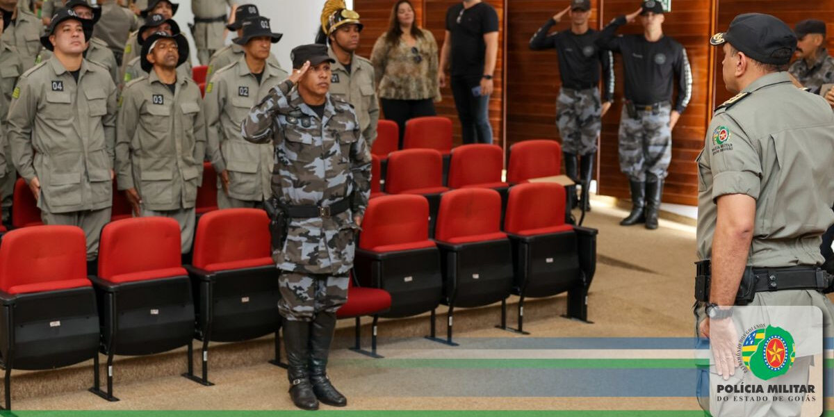 Aula Inaugural 7° Curso de Policiamento Montado da PMGO