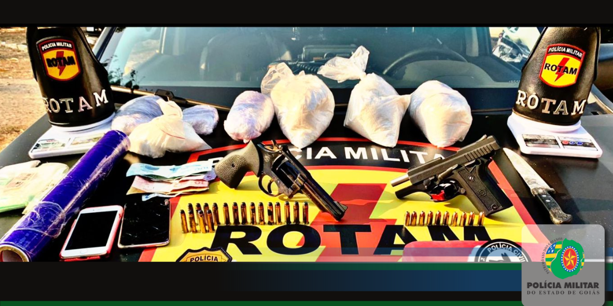 Operação Sem Fronteiras: ROTAM apreende armas de fogo utilizadas em homicídio