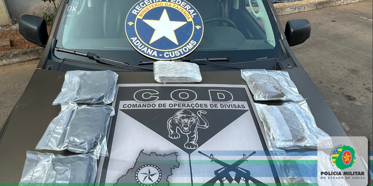 Operação Integrada entre COD e Receita Federal resulta na prisão de um traficante em Goiás