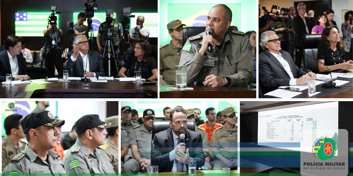 Apresentação dos índices criminais do Estado