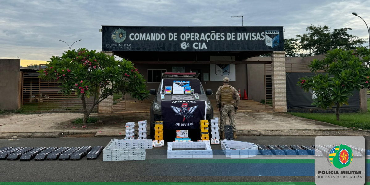 COD apreende grande quantidade de eletrônicos