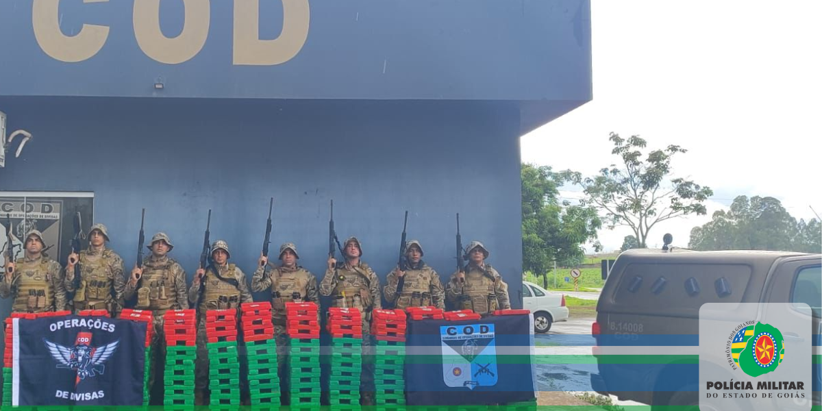 COD apreende 700kg de maconha em duas abordagens certeiras