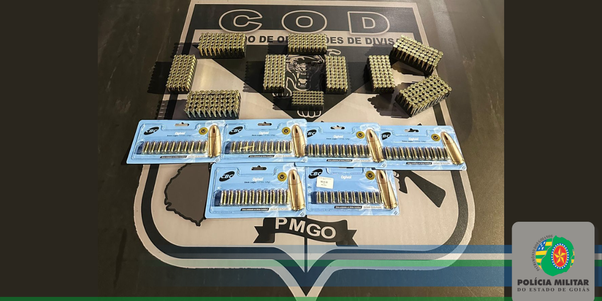 COD apreende munições que seriam utilizadas por organização criminosa do Rio Grande do Norte