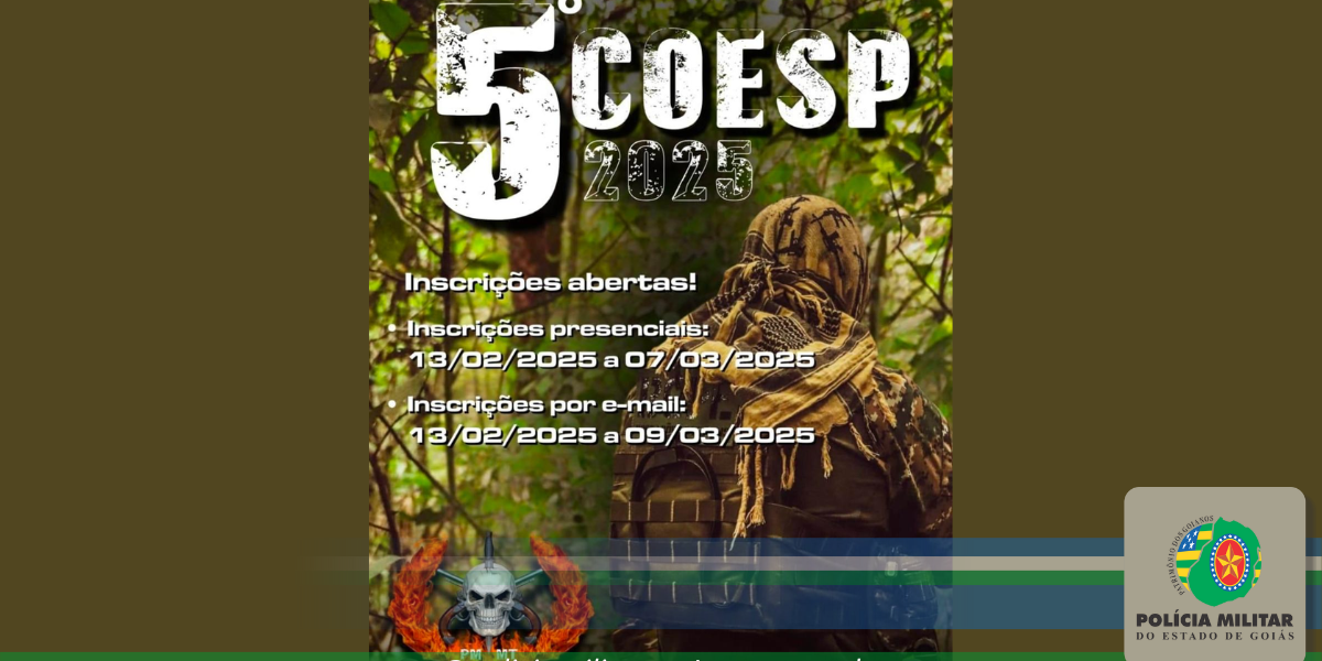 5º COESP MATO GROSSO – Inscrições abertas