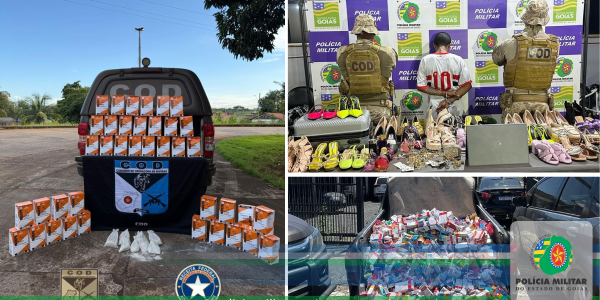 COD recaptura foragido com objetos furtados e apreende grande quantidade de agrotóxicos e medicamentos controlados ilegais