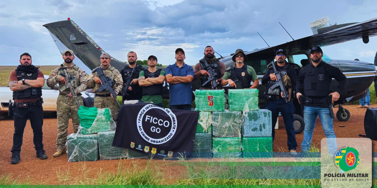 PMGO, Polícia Federal e forças de segurança pública do Tocantins e de Goiás prendem 06 integrantes de associação criminosa especializada na comercialização de cocaína