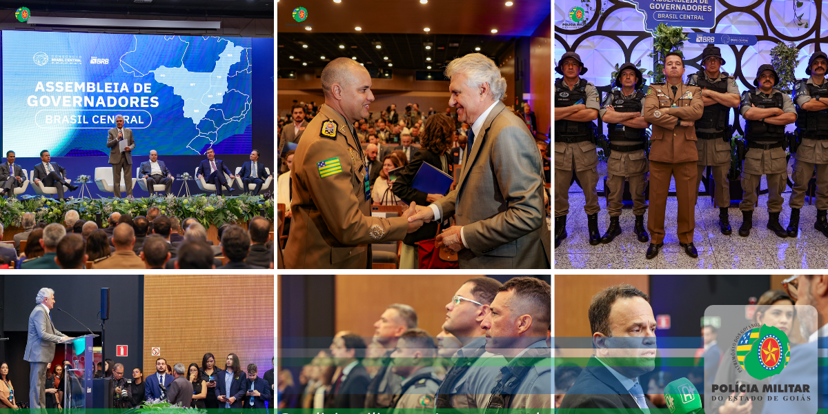 PMGO Recebe Prêmio na 1ª Assembleia de Governadores do Brasil Central de 2025