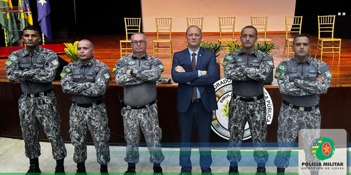 PMs de Goiás formam na 100ª INC da Força Nacional