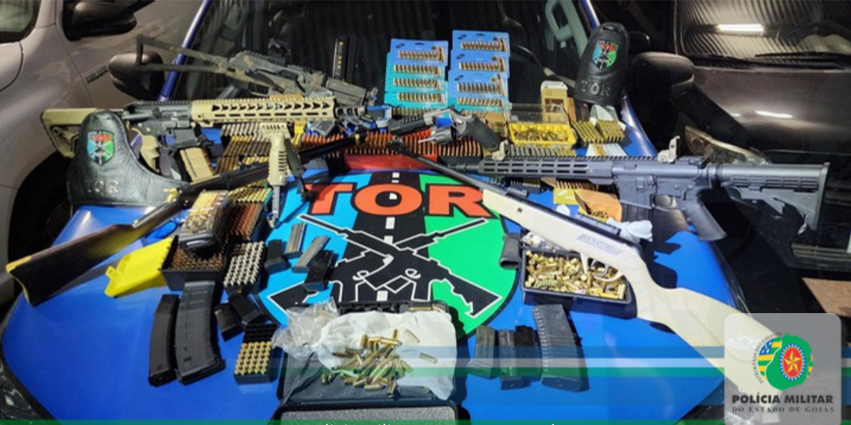 TOR desarticula esquema de tráfico de armas em Rio Verde