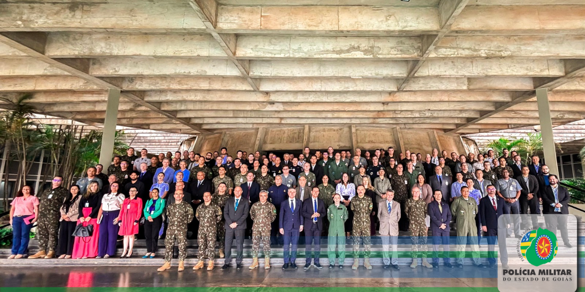 5ª Seção do Estado-Maior da PMGO participa do Simpósio de Comunicação Social Mídia.Defesa