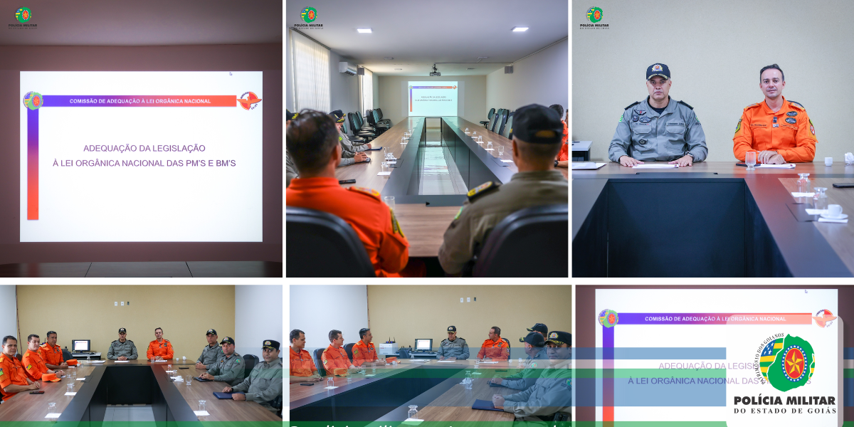 Comandantes-gerais da PMGO e CBMGO recebem comissões para discutir propostas da Lei Orgânica