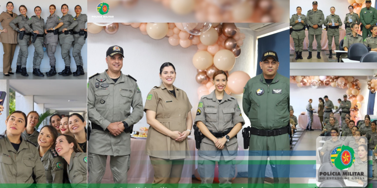 Força e Dedicação: PMGO Homenageia Mulheres Policiais em Café da Manhã Pelo Dia Internacional da Mulher