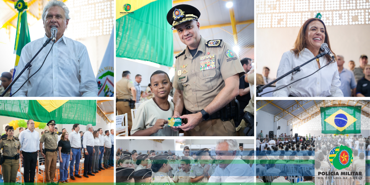 Uniforme Garantido: PMGO Participa do Evento de entrega do Cartão Bolsa Uniforme