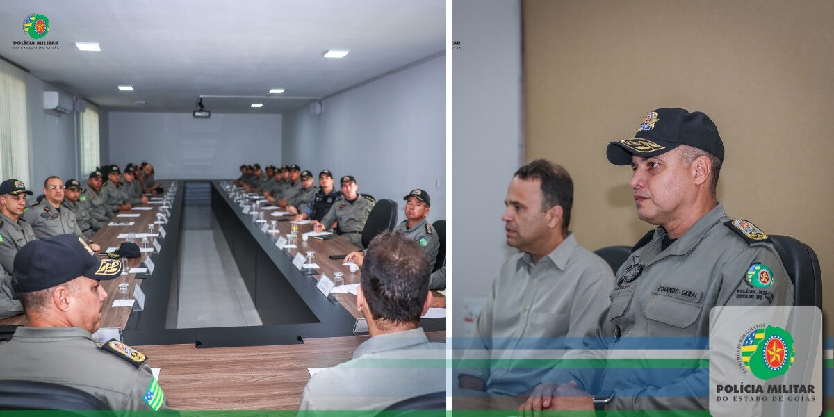 COMANDO GERAL SE REÚNE COM SECRETÁRIO DE SEGURANÇA PÚBLICA