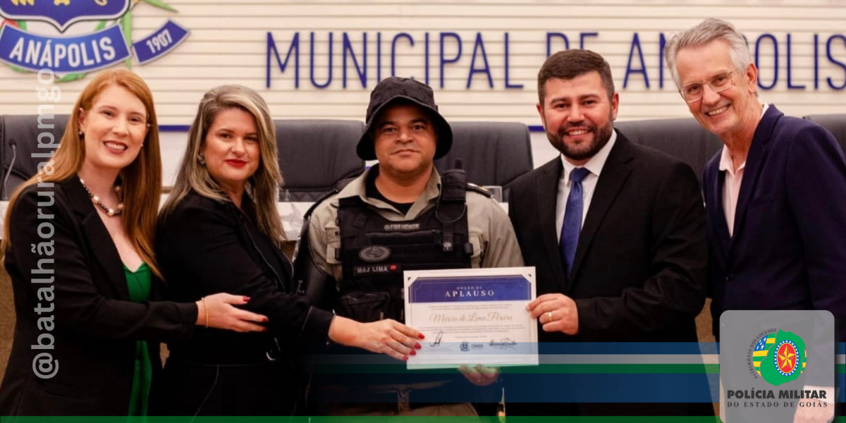 BATALHÃO RURAL É HOMENAGEADO PELA ASSEMBLEIA LEGISLATIVA E CÂMARA DE VEREADORES DE ANÁPOLIS-GO