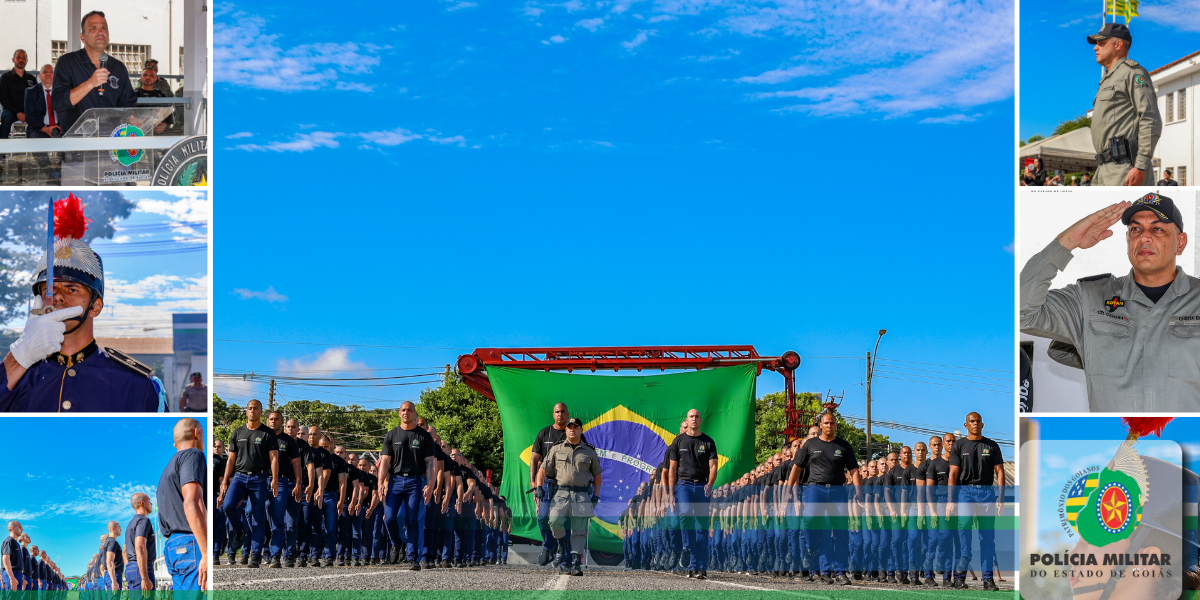 SOLENIDADE DE ENTREGA DO ESPADIM TIRADENTES DA 48ª TURMA DO CURSO DE FORMAÇÃO DE OFICIAIS E RECEPÇÃO DOS NOVOS ALUNOS SOLDADOS DA PMGO