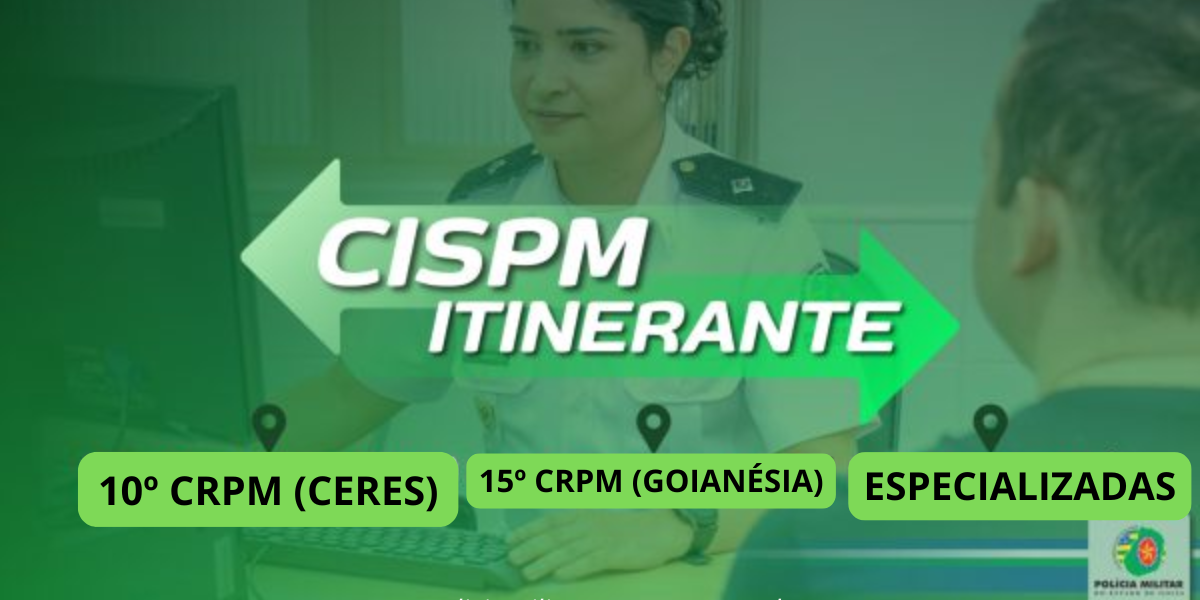 CSIPM ITINERANTE – 10º E 15º CRPM’S E ESPECIALIZADAS DA REGIÃO