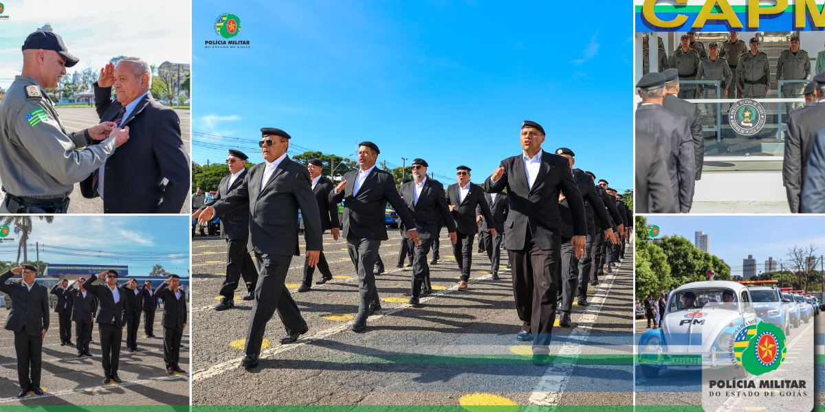 PMGO REALIZA SOLENIDADE COMEMORATIVA DO DIA DO MILITAR VETERANO DA CORPORAÇÃO