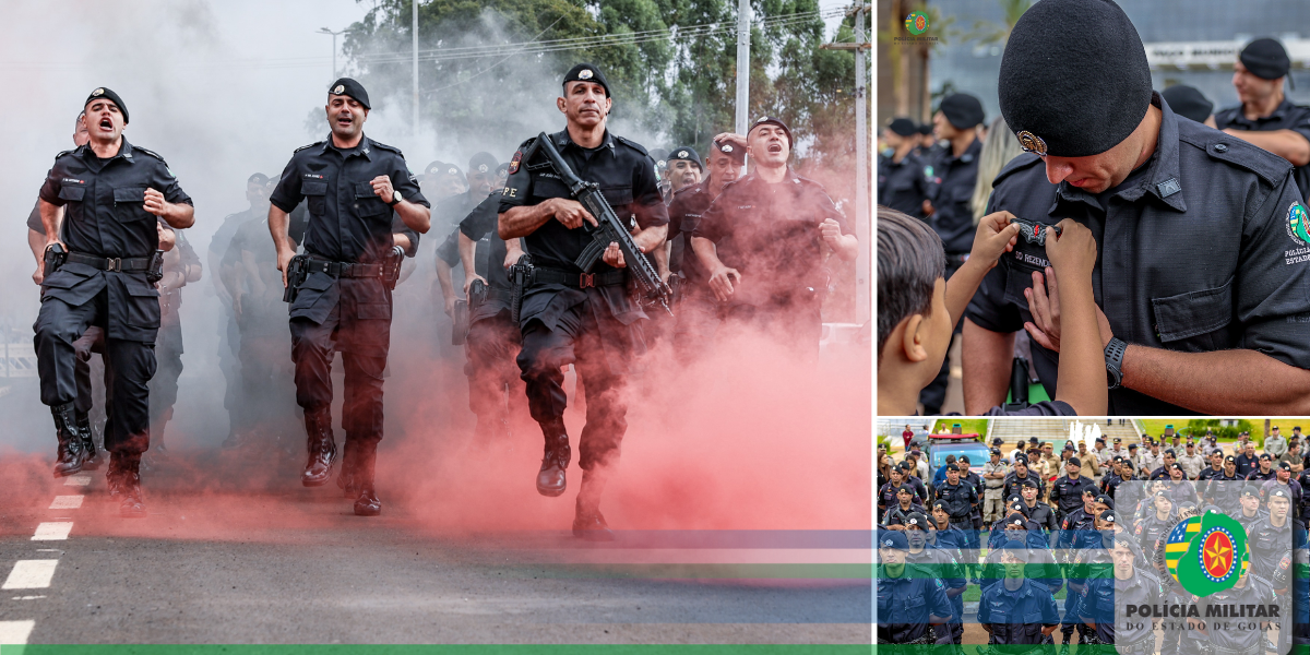 FORMATURA DO 40º CURSO DE PATRULHAMENTO TÁTICO E AÇÕES ESPECIALIZADAS EM RIO VERDE