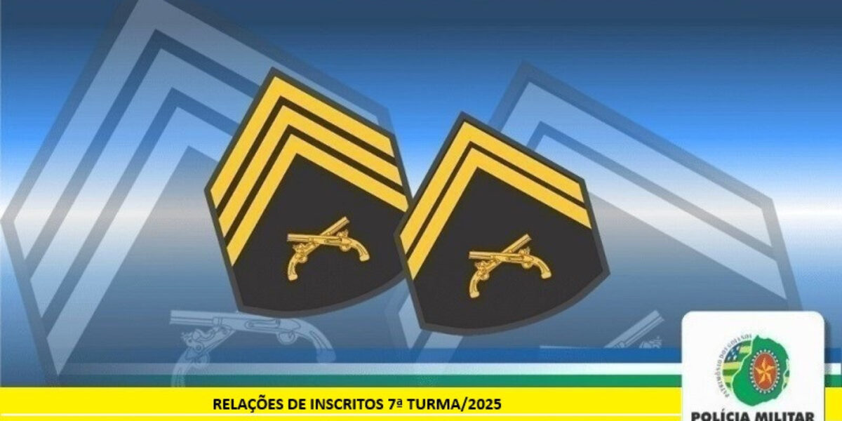 RELAÇÕES DE INSCRITOS – EAS e EAC 7ª TURMA/2025