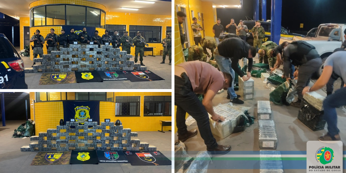 Mais de 500 kg de cloridrato de cocaína apreendidos, um criminoso preso