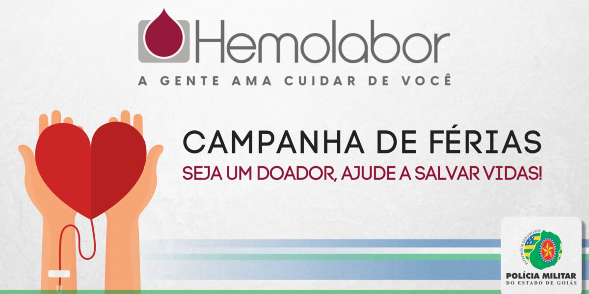 🩸CAMPANHA DE FÉRIAS – SEJA UM DOADOR, AJUDE A SALVAR VIDAS
