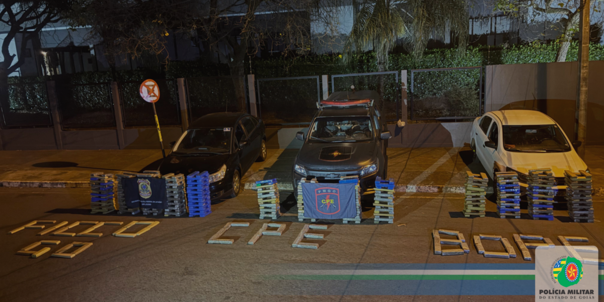 AÇÃO CONJUNTA APREENDE MEIA TONELADA DE MACONHA NA REGIÃO SUDOESTE DE GOIÁS