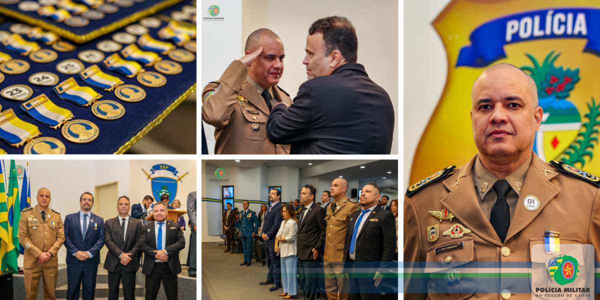 PMGO PARTICIPA DA SOLENIDADE DE ENTREGA DE MEDALHAS DA POLÍCIA TÉCNICO-CIENTÍFICA