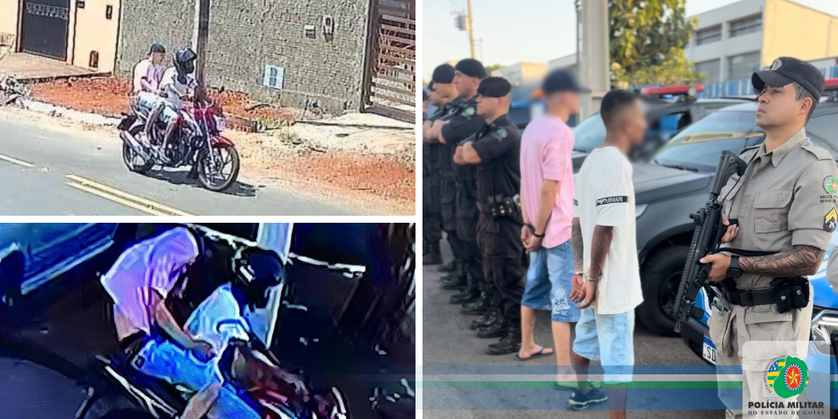 PMGO PRENDE AUTORES DE HOMICÍDIO EM RIALMA APÓS AÇÃO INTEGRADA