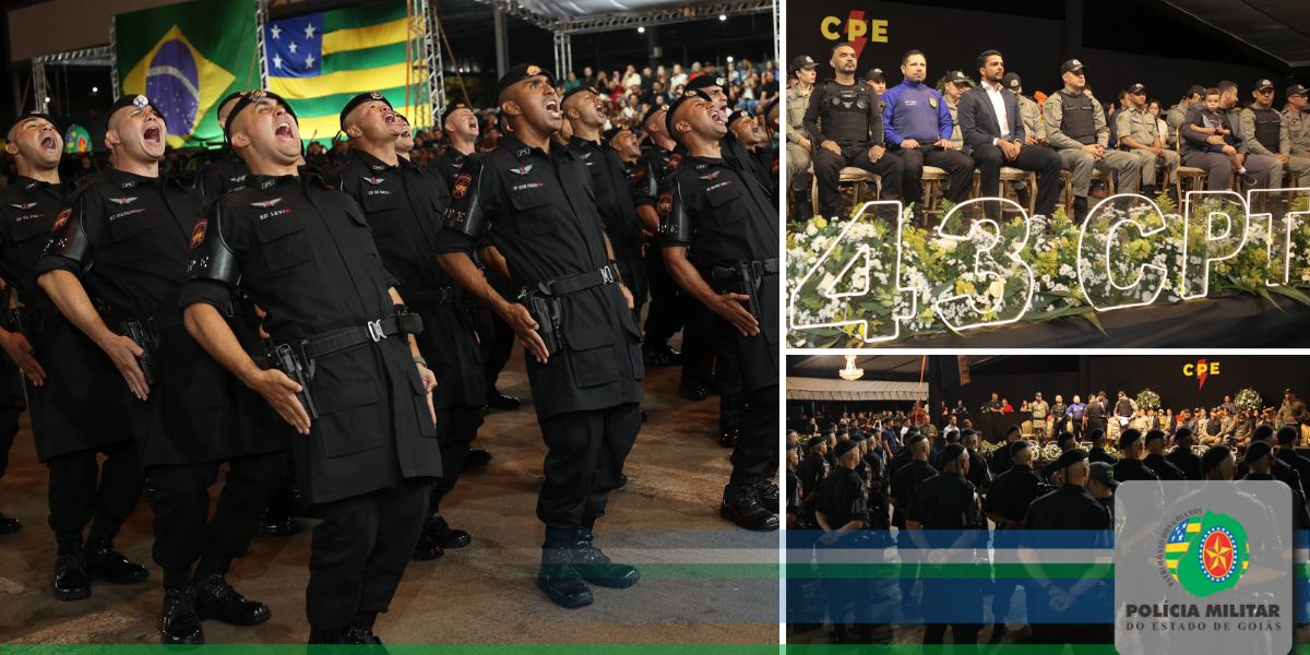 FORMATURA – 43º CURSO DE PATRULHAMENTO TÁTICO E AÇÕES ESPECIALIZADAS DE POLÍCIA (CPT)