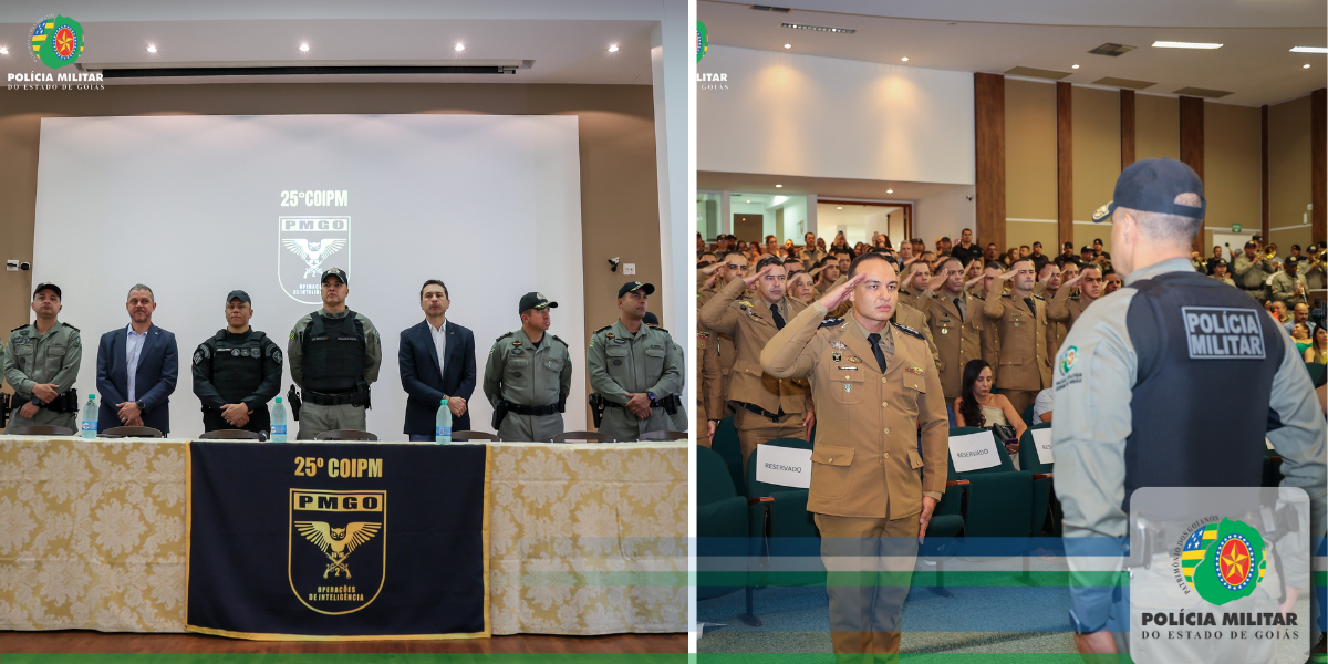 FORMATURA DO 25º CURSO DE OPERAÇÕES DE INTELIGÊNCIA DA PMGO